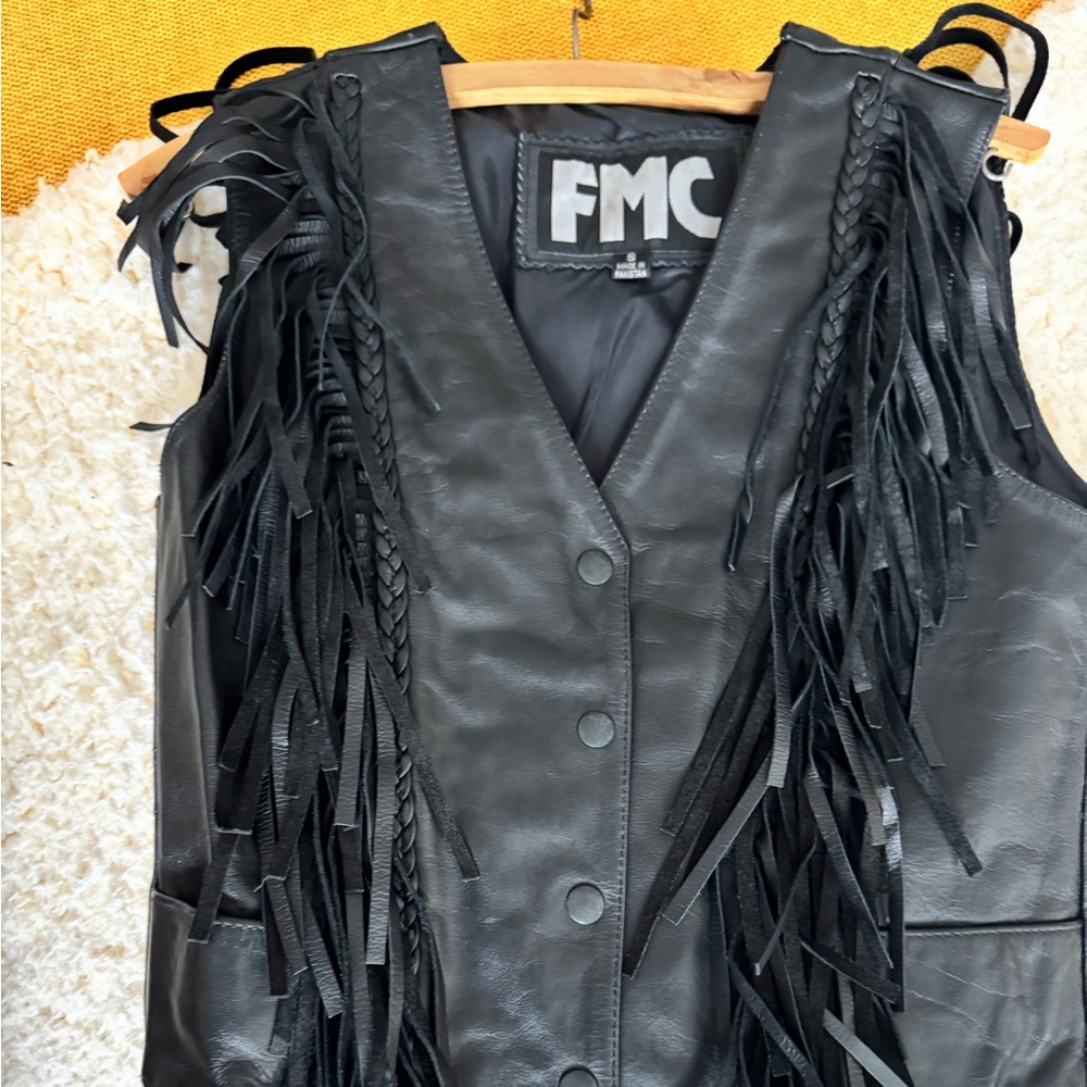 Ladies FMC Leather Vest